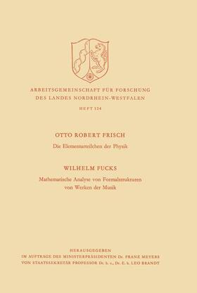 Frisch |  Frisch, O: Elementarteilchen der Physik / Mathematische Anal | Buch |  Sack Fachmedien