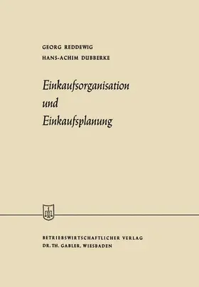 Reddewig |  Einkaufsorganisation und Einkaufsplanung | Buch |  Sack Fachmedien