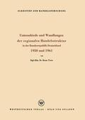 Tietz |  Tietz, B: Unterschiede und Wandlungen der Regionalen Handels | Buch |  Sack Fachmedien