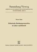 Fehse |  Fehse, W: Elektrische Hochtemperaturöfen in Labor und Betrie | Buch |  Sack Fachmedien