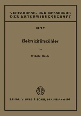 Beetz |  Elektrizitätszähler | Buch |  Sack Fachmedien