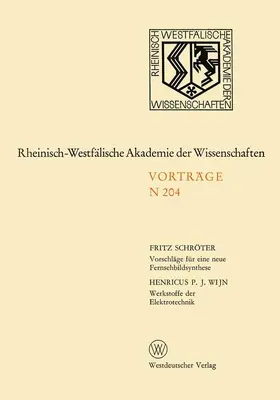 Schröter |  Vorschläge für eine neue Fernsehbildsynthese | Buch |  Sack Fachmedien