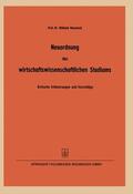 Hasenack |  Hasenack, W: Neuordnung des wirtschaftswissenschaftlichen St | Buch |  Sack Fachmedien