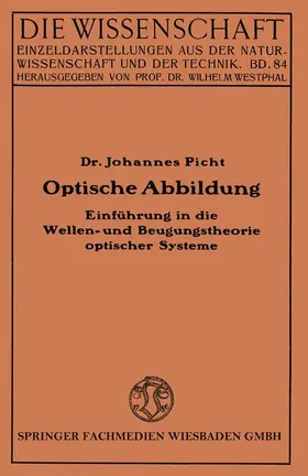 Picht |  Optische Abbildung | Buch |  Sack Fachmedien