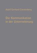 Coenenberg |  Coenenberg, A: Kommunikation in der Unternehmung | Buch |  Sack Fachmedien