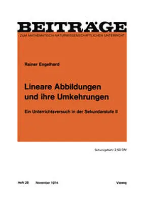 Engelhard |  Lineare Abbildungen und ihre Umkehrungen | eBook | Sack Fachmedien