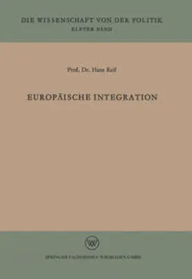 Reif |  Europäische Integration | eBook | Sack Fachmedien