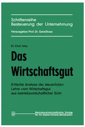 May |  Das Wirtschaftsgut | eBook | Sack Fachmedien