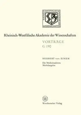 Einem |  Die Medicimadonna Michelangelos | eBook | Sack Fachmedien