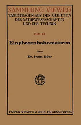 Döry | Einphasenbahnmotoren | E-Book | www.sack.de
