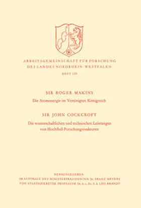 Makins | Die Atomenergie im Vereinigten Königreich. Die wissenschaftlichen und technischen Leistungen von Hochfluß-Forschungsreaktoren | E-Book | www.sack.de