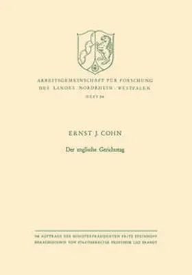 Cohn | Der englische Gerichtstag | E-Book | www.sack.de
