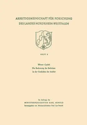Caskel |  Die Bedeutung der Beduinen in der Geschichte der Araber | eBook | Sack Fachmedien