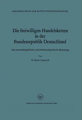 Aengenendt |  Die freiwilligen Handelsketten in der Bundesrepublik Deutschland | eBook | Sack Fachmedien