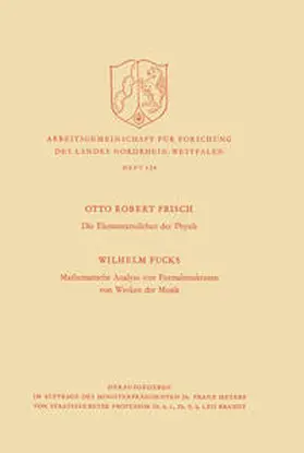 Frisch | Die Elementarteilchen der Physik / Mathematische Analyse von Formalstrukturen von Werken der Musik | E-Book | www.sack.de