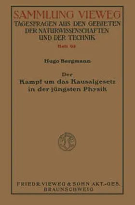 Bergman | Der Kampf um das Kausalgesetz in der jüngsten Physik | E-Book | www.sack.de