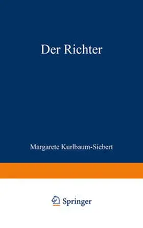 Kurlbaum-Siebert | Der Richter | E-Book | www.sack.de