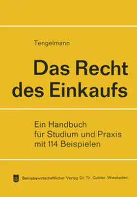 Tengelmann |  Das Recht des Einkaufs | eBook | Sack Fachmedien