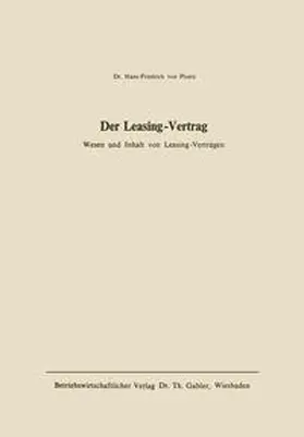 Ploetz | Der Leasing-Vertrag | E-Book | sack.de