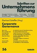 Scheffler |  Corporate Governance | Buch |  Sack Fachmedien