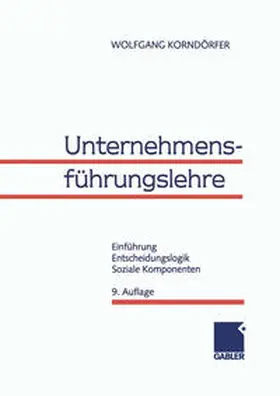 Korndörfer |  Unternehmensführungslehre | eBook | Sack Fachmedien
