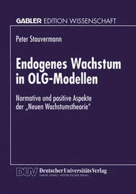 Endogenes Wachstum in OLG-Modellen | E-Book | www.sack.de