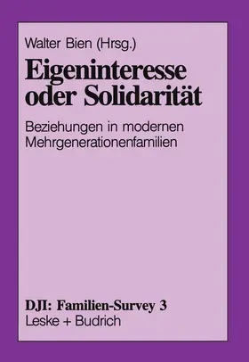 Bien |  Eigeninteresse oder Solidarität | Buch |  Sack Fachmedien