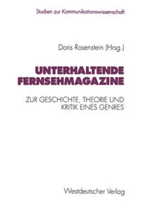 Rosenstein |  Unterhaltende Fernsehmagazine | eBook | Sack Fachmedien