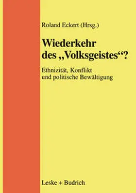 Eckert |  Wiederkehr des „Volksgeistes“? | eBook | Sack Fachmedien