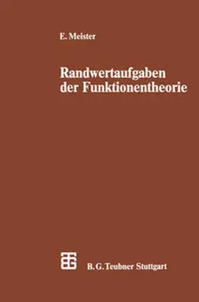  Randwertaufgaben der Funktionentheorie | eBook | Sack Fachmedien