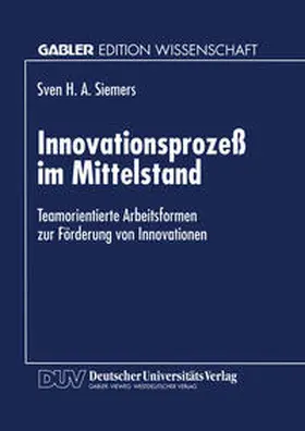 Innovationsprozeß im Mittelstand | E-Book | www.sack.de