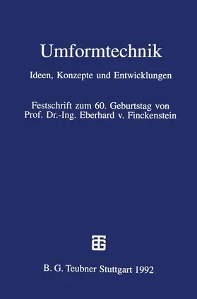Schilling / Kleiner |  Umformtechnik | Buch |  Sack Fachmedien