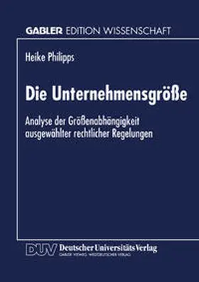 Die Unternehmensgröße | E-Book | www.sack.de