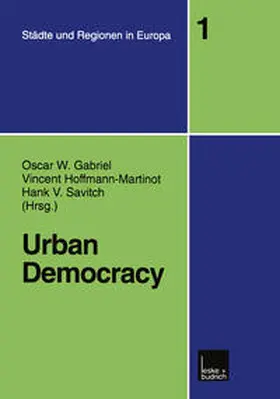 Gabriel / Hoffmann-Martinot / Savitch |  Urban Democracy | eBook | Sack Fachmedien