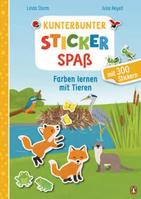 Sturm |  Kunterbunter Stickerspaß - Farben lernen mit Tieren | Buch |  Sack Fachmedien