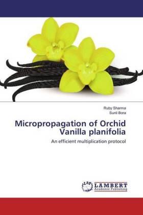 Sharma / Bora |  Micropropagation of Orchid Vanilla planifolia | Buch |  Sack Fachmedien
