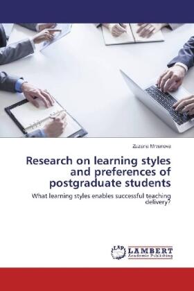 Mrvanova | Research on learning styles and preferences of postgraduate students | Buch | 978-3-330-01037-6 | sack.de