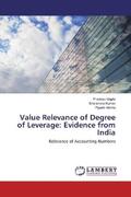 Gupta / Kumar / Verma |  Value Relevance of Degree of Leverage: Evidence from India | Buch |  Sack Fachmedien