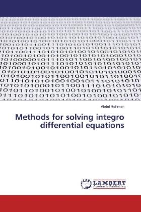 Rehman |  Methods for solving integro differential equations | Buch |  Sack Fachmedien