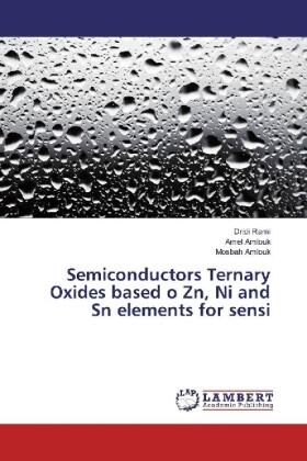 Rami / Amlouk |  Semiconductors Ternary Oxides based o Zn, Ni and Sn elements for sensi | Buch |  Sack Fachmedien