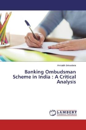 Srivastava |  Banking Ombudsman Scheme in India : A Critical Analysis | Buch |  Sack Fachmedien