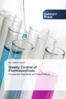 Uddin | Quality Control of Pharmaceuticals | Buch | 978-3-330-65050-3 | sack.de