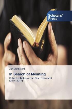 Lambrecht |  In Search of Meaning | Buch |  Sack Fachmedien