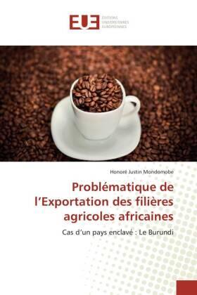 Mondomobe | Problématique de l¿Exportation des filières agricoles africaines | Buch | 978-3-330-87449-7 | sack.de