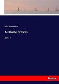 Alexander |  A Choice of Evils | Buch |  Sack Fachmedien
