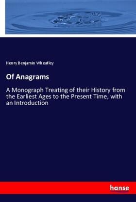Wheatley |  Of Anagrams | Buch |  Sack Fachmedien