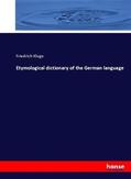 Kluge |  Etymological dictionary of the German language | Buch |  Sack Fachmedien