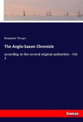 Thorpe |  The Anglo-Saxon Chronicle | Buch |  Sack Fachmedien