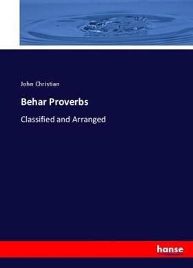 Christian |  Behar Proverbs | Buch |  Sack Fachmedien