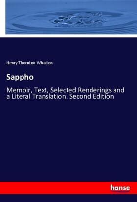 Wharton |  Sappho | Buch |  Sack Fachmedien